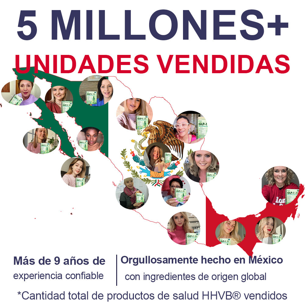 Tienda Oficial | HHVB®💖GLP-1 Solución Oral de Salud SEIS-EN-UNO (Solo una vez al día, cambios visibles en 7 días) ✅ Para la obesidad, la salud del corazón, la diabetes, la apnea del sueño, la salud intestinal, problemas en las articulaciones y más.